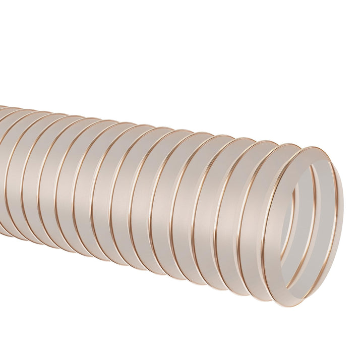 AWM Absaugschlauch transparent 0,4mm Absauganlage Spiralschlauch schwer entflammbar Flexschlauch (65