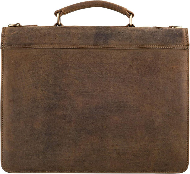 STILORD Aktentasche Herren Lehrertasche Bürotasche Laptoptasche Umhängetasche Vintage gross aus echt