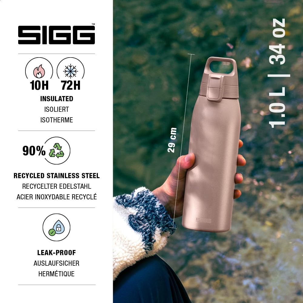 SIGG - Isolierte Trinkflasche - Shield Therm One Dusk - Für kohlensäurehaltige Getränke geeignet - A