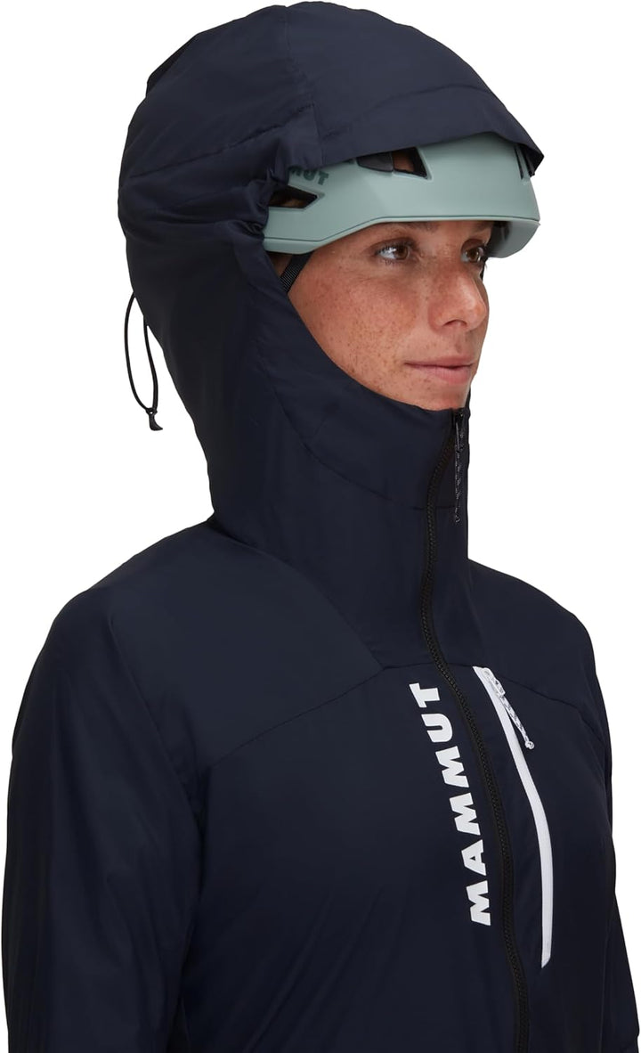 Mammut Damen Aenergy Hooded Windbreaker Jacke mit Kapuze XS Schwarz, XS Schwarz
