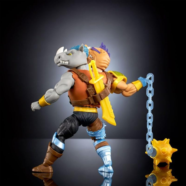 Masters of The Universe Mattel x Turtles of Grayskull 2-Bopsteady Action Figure HVJ66, 2-Bopsteady