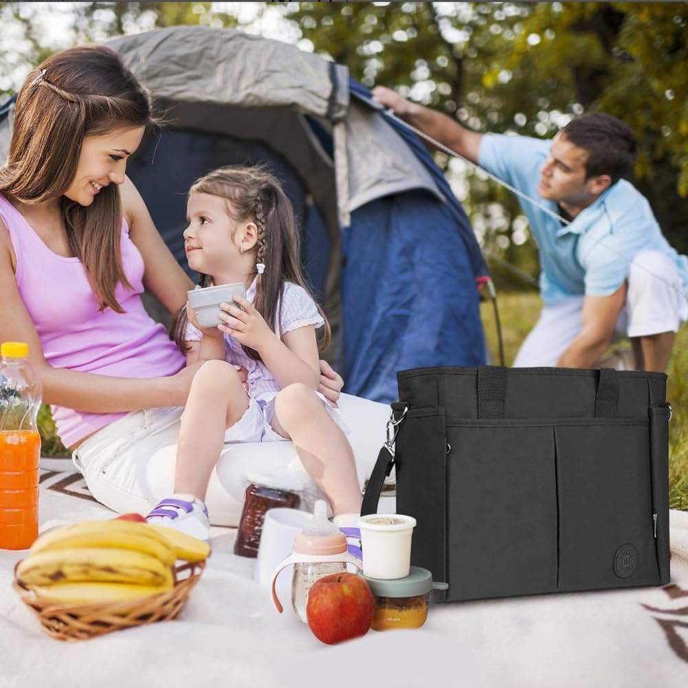 Baby Hohe Kapazität Wickeltasche, multifunktionale Umhängetasche Reisetasche für Unterwegs für Unter