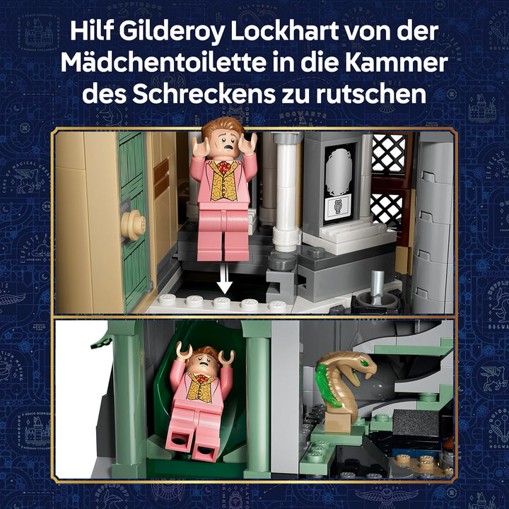 LEGO Harry Potter Schloss Hogwarts: Ostflügel Spielzeug - Miniatur Modellbausatz mit 13 Minifiguren