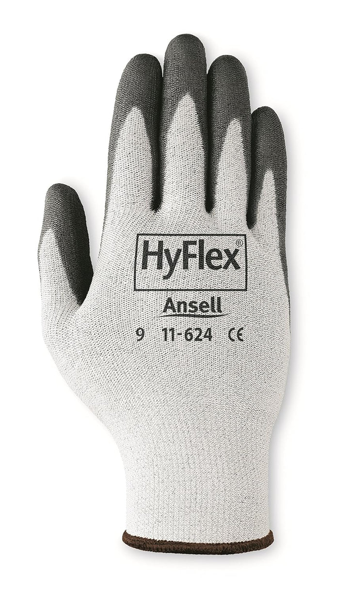 Ansell HyFlex 11-624 Arbeitshandschuhe aus Dyneema, Hoher Schnittschutz und Ausgezeichnete Flexibili