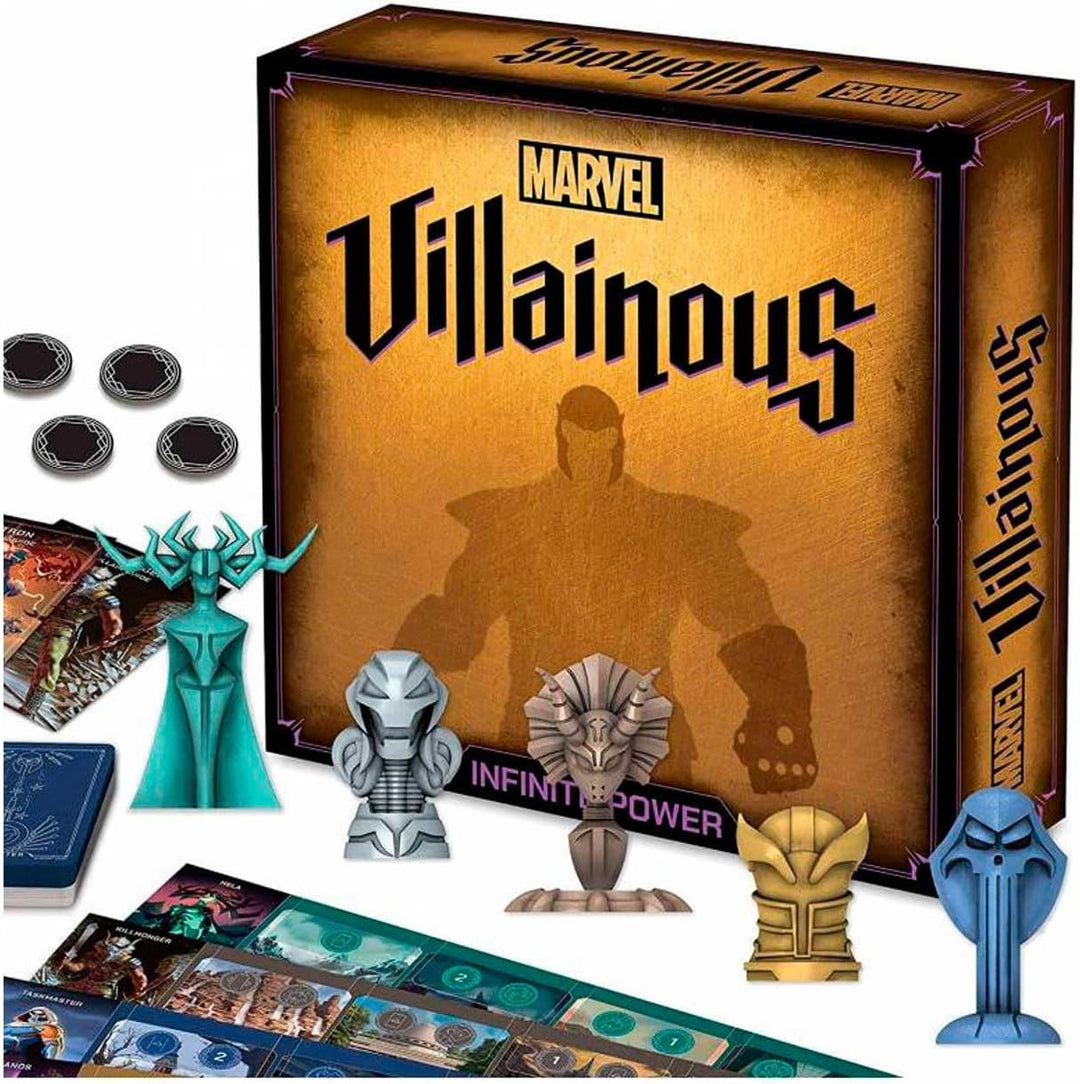 Ravensburger 269860, Villainous Marvel, spanische Version, Light Strategy und Familie, 2-4 Spieler,