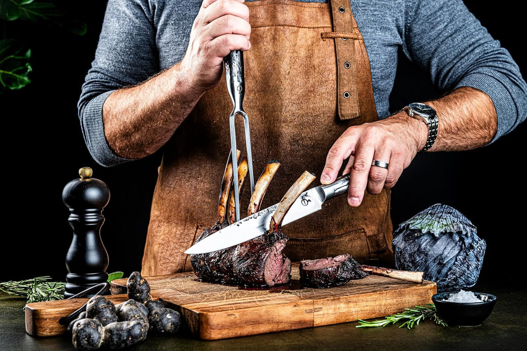 Forged Brute/Intense Fleischgabel 32cm, in Holzkiste