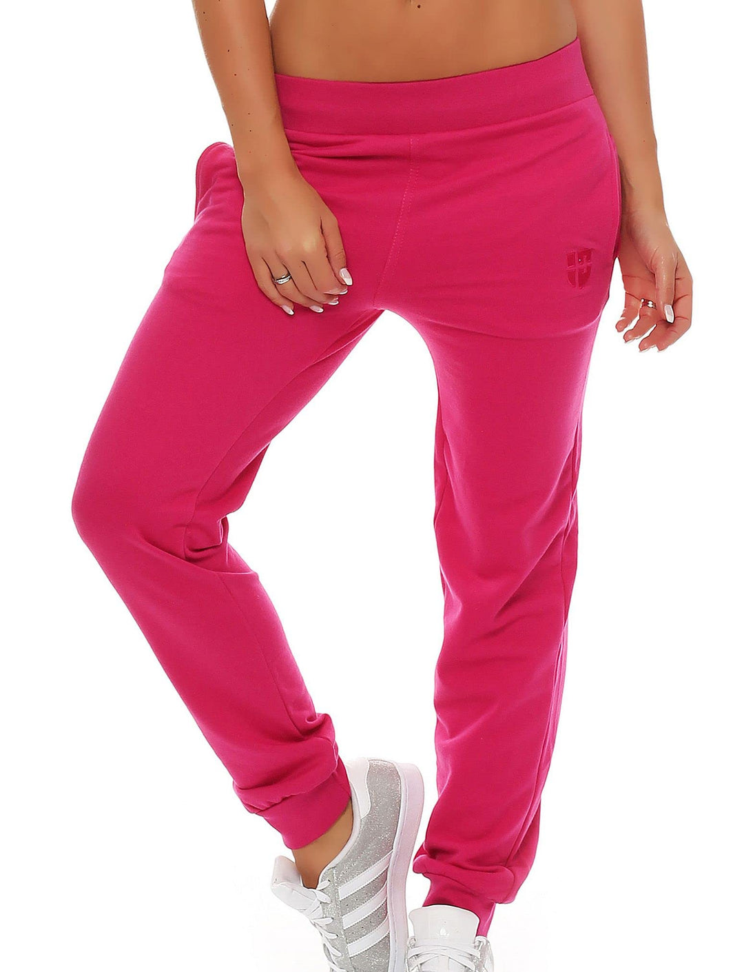 Damen Jogginghose Komfortable Trainingshose für Sport und Freizeit S Purpur-pink, S Purpur-pink