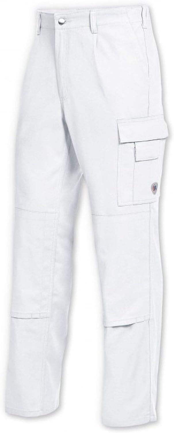 BP Arbeitshose 1486-060 für Herren aus Reiner Baumwolle 24 weiss, 24 weiss