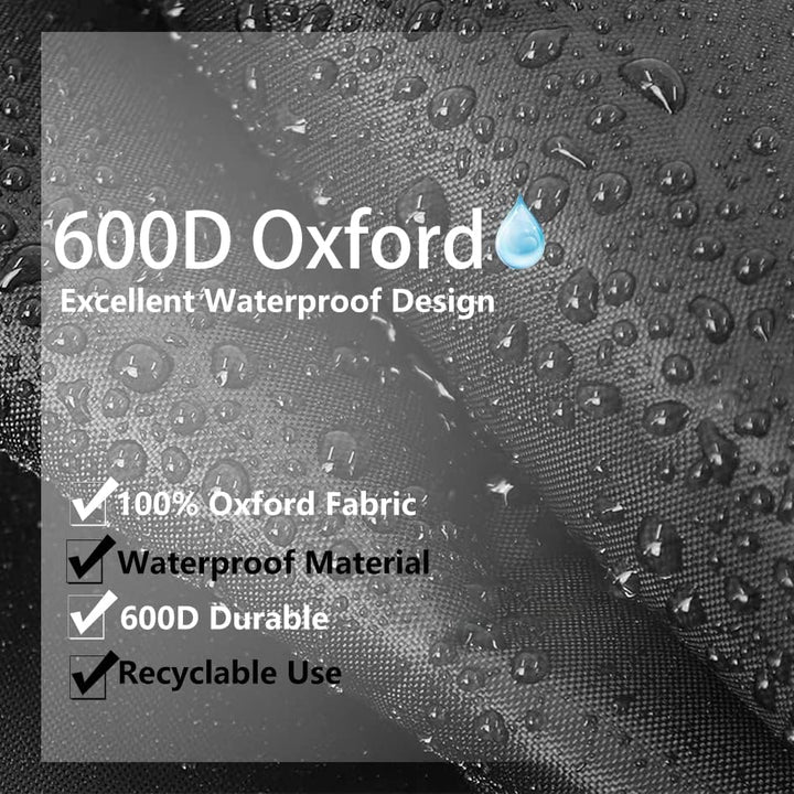 Tischplattenhülle Tischplatte Schutzhülle, 600D Oxford Abdeckung für Gartenmöbel Tische, Abdeckplane