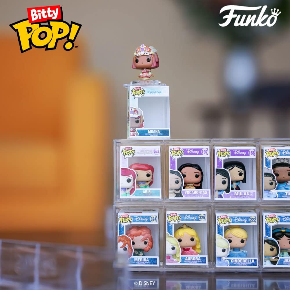 Funko Bitty Pop! Disney Princess - Rapunzel, Merida, Moana und eine Überraschungs-Mini-Figur - 0.9 I
