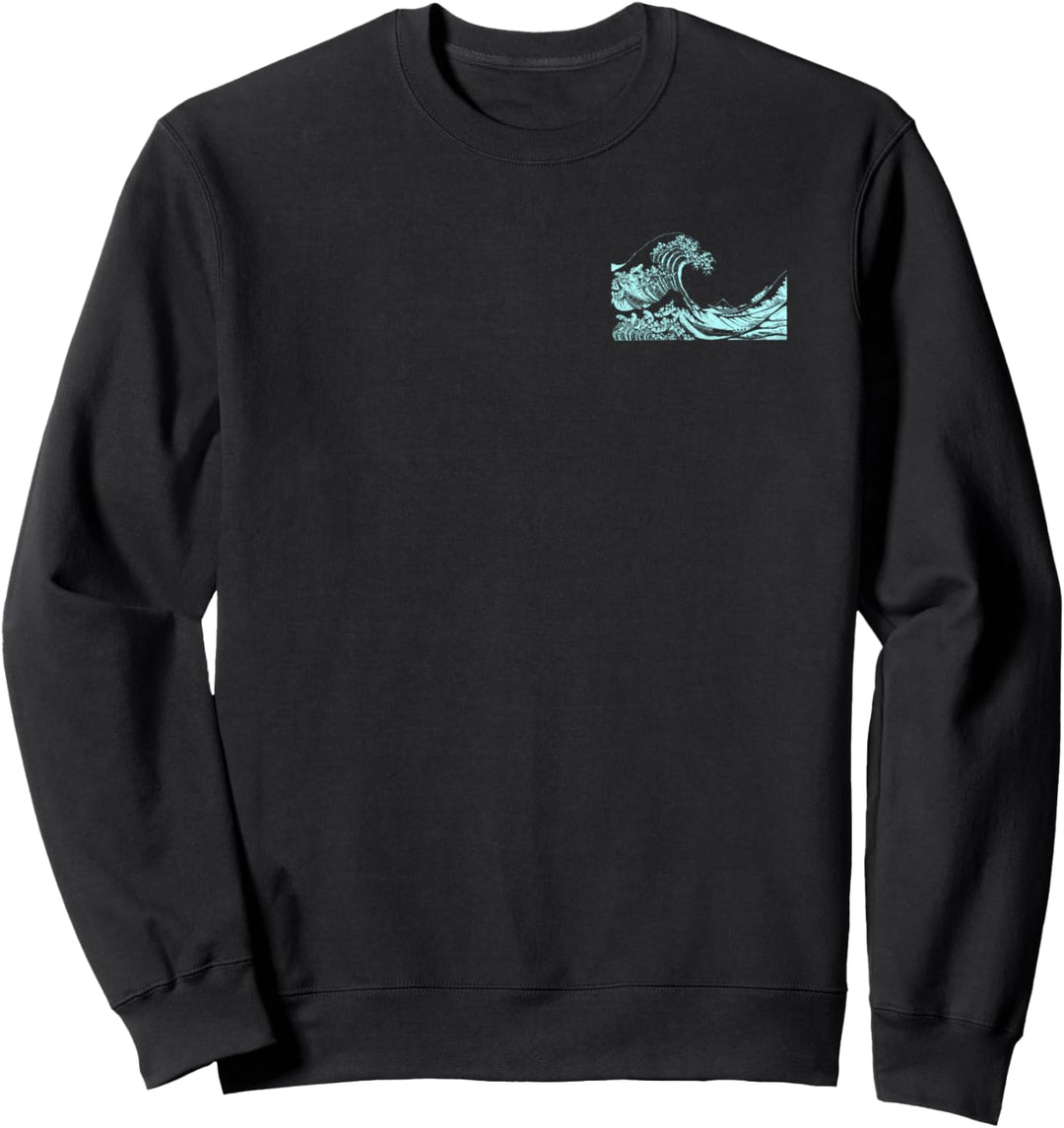 Berühmte Japanische Kunst "Grosse Welle" Hokusai Stilvoll Sweatshirt