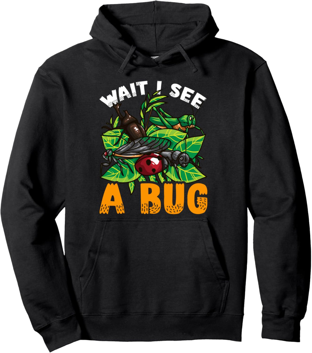Warten Sie, ich sehe einen Fehler! Lustiger Entomologe Pullover Hoodie
