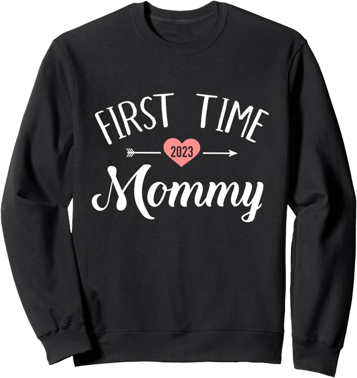 Zum ersten Mal Mama 2023 für neue Mama Sweatshirt
