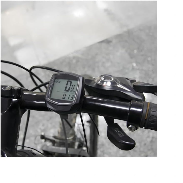 zalati Fahrradcomputer Tacho Stoppuhr LCD Display Kabelgebundener Sensor Anschluss mit Magnet Indukt