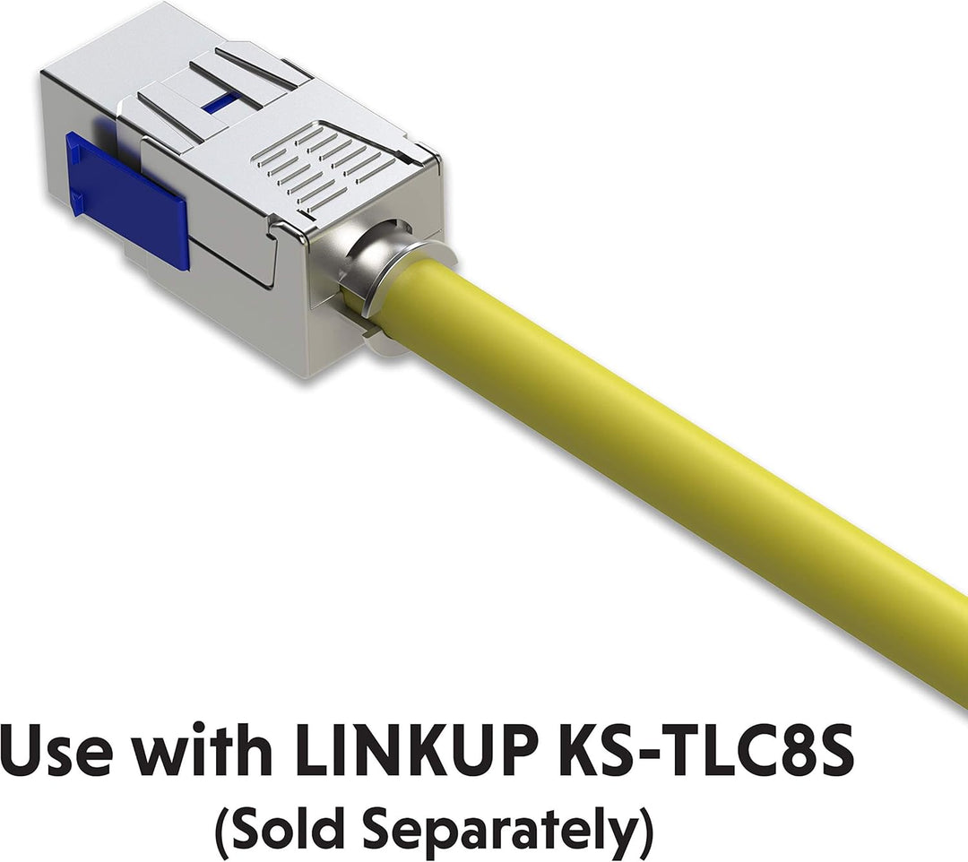 LINKUP - Cat8-Ethernet-Kabel S/FTP 22AWG Geschirmtes Massivkabel┃2000MHz (2GHz) bis zu 40Gbps┃Future