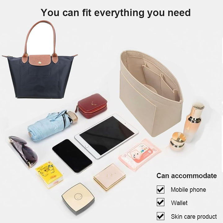 Handtaschen-Organizer-Einsatz für Longchamp Le Pliage Neo (gross), Handtaschen-Einsatz, Organizer101