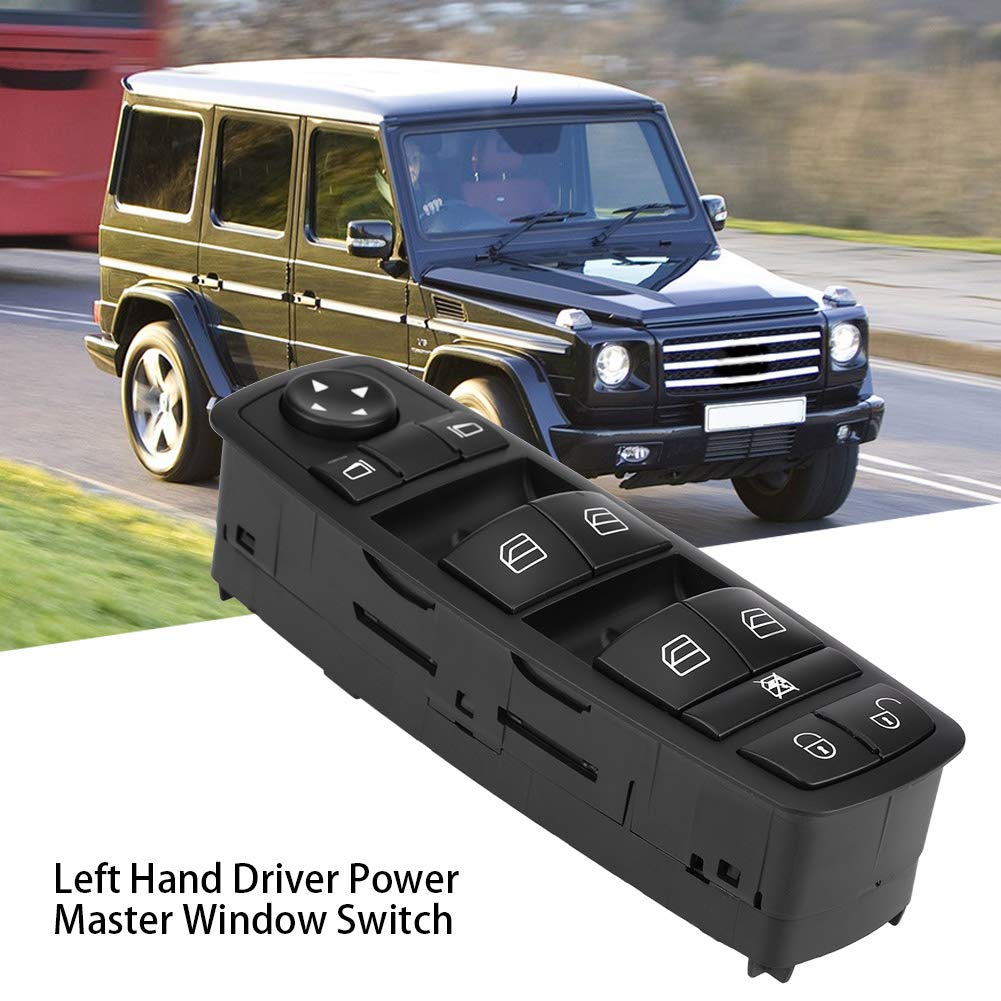 Suuuonee Elektrischer Fensterschalter, Auto Linkslenker Power Master Fensterschalter 1698206610 für