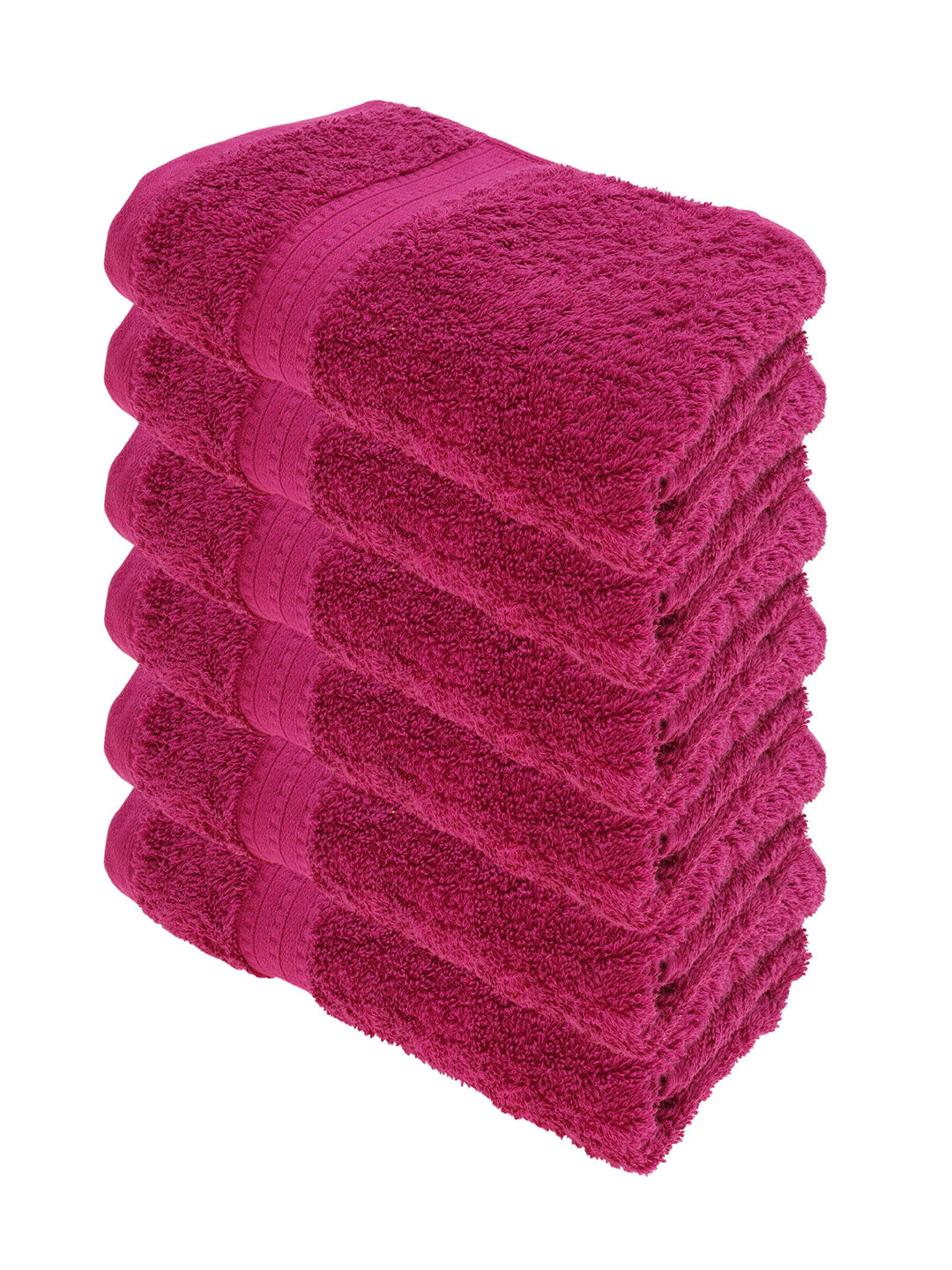 Julie Julsen® Bio Handtuch-Set, 6 Handtücher in 32 Farben erhältlich weich und saugstark Fuchsia 50x