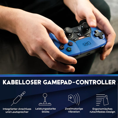 DR1TECH ShockPad II Controller Für PS4 / PS3 Kabelloser - Gaming Joystick DESIGN NEXT-GEN Kompatibel