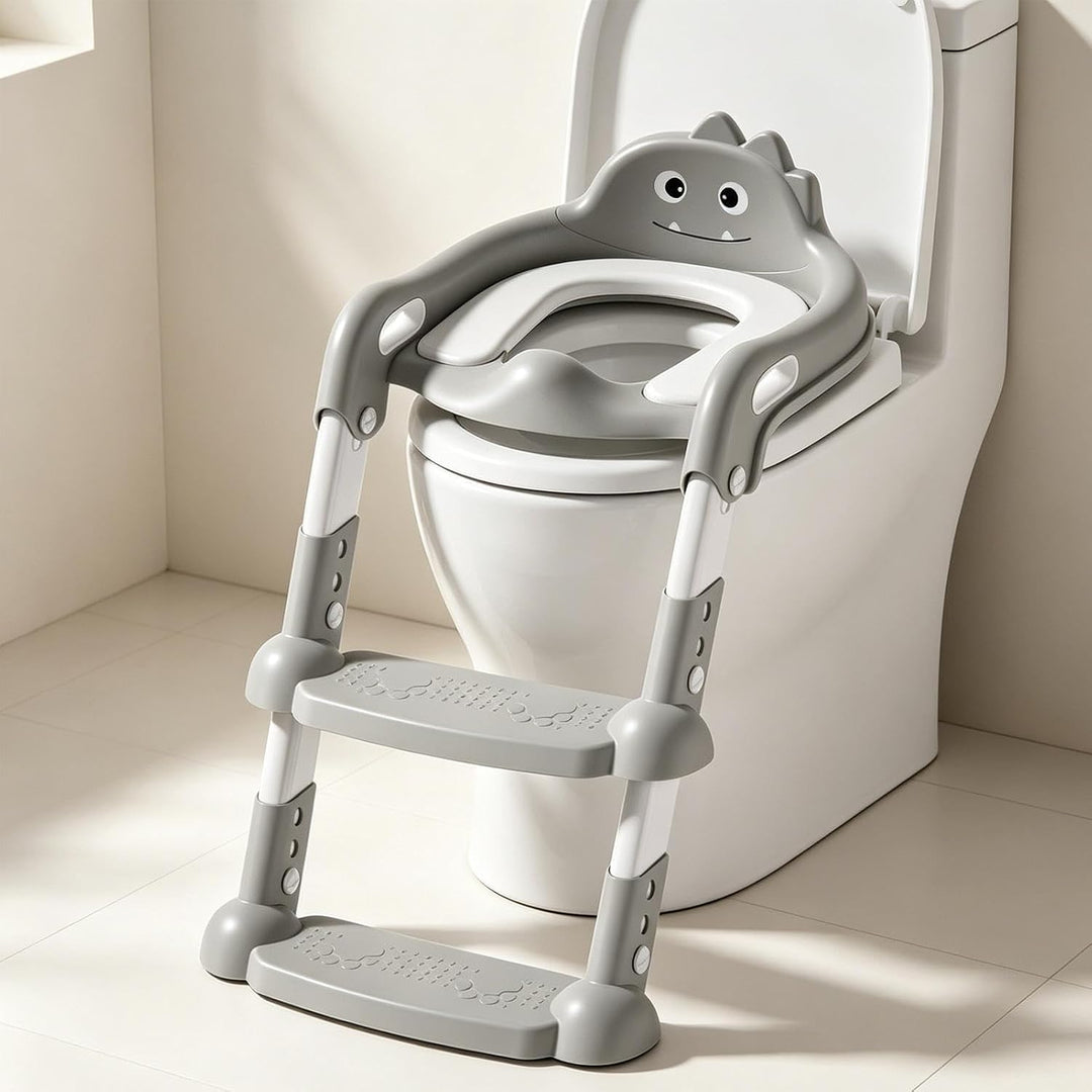 Toilettentrainingssitz Für Kinder Rutschhemmend, zusammenklappbar, | Töpfchentraining-Sitz Mit Leite