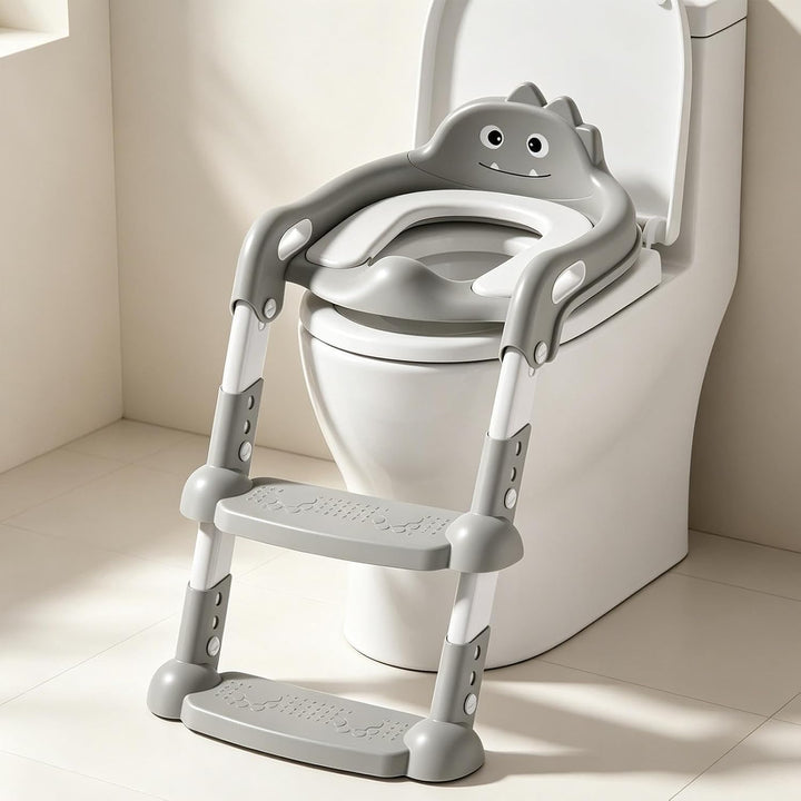 Toilettentrainingssitz Für Kinder Rutschhemmend, zusammenklappbar, | Töpfchentraining-Sitz Mit Leite