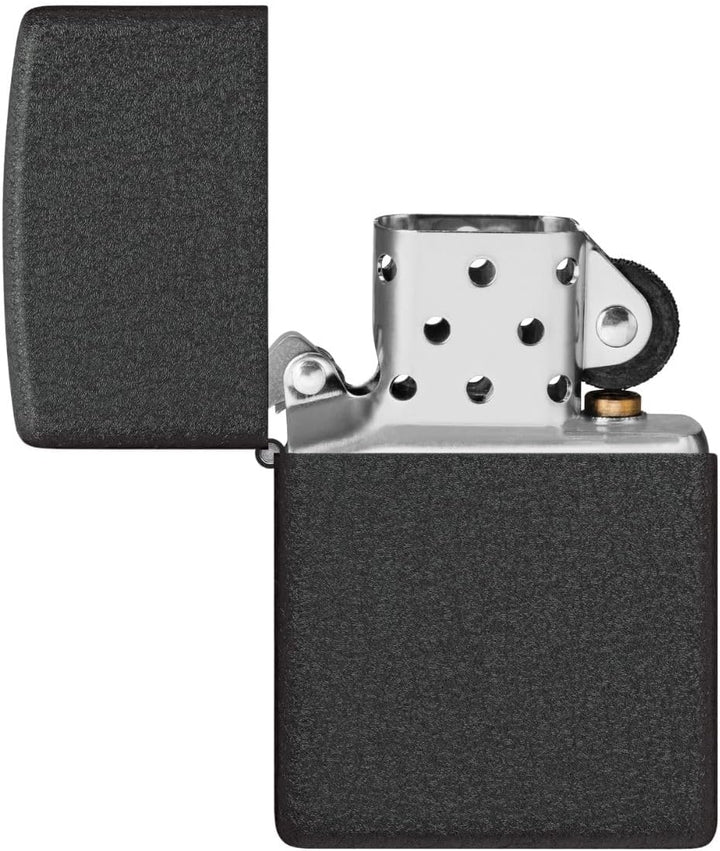 Zippo 236 outdor Black Crackle Lighter, Feuerzeug A 1 - Pack, A 1 - Pack
