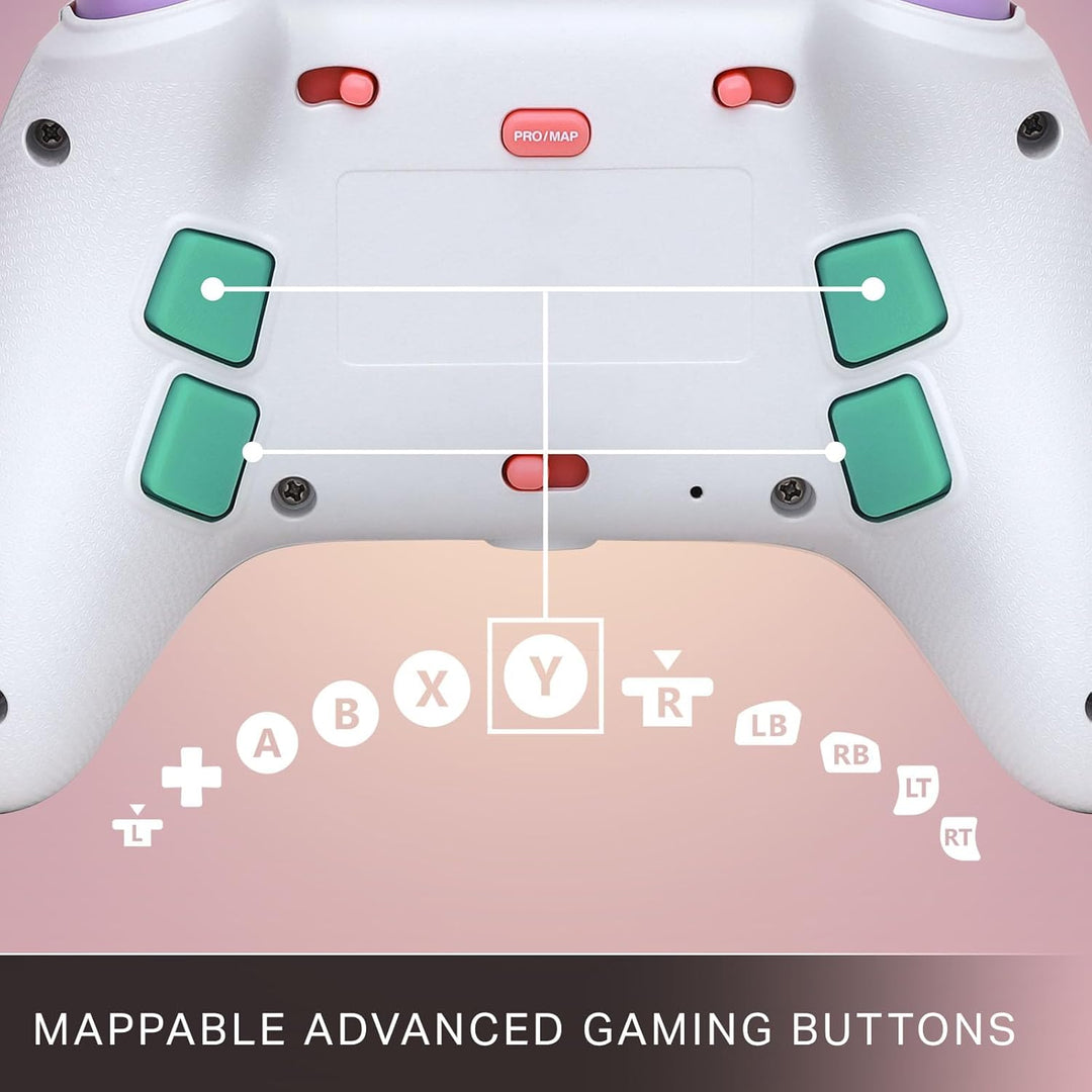 PowerA Advantage Wireless Controller für Xbox Series X|S - Beach Vibes, offiziell lizenziert, Blueto