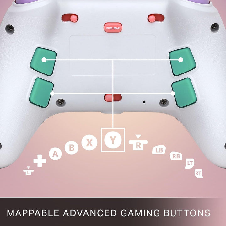 PowerA Advantage Wireless Controller für Xbox Series X|S - Beach Vibes, offiziell lizenziert, Blueto