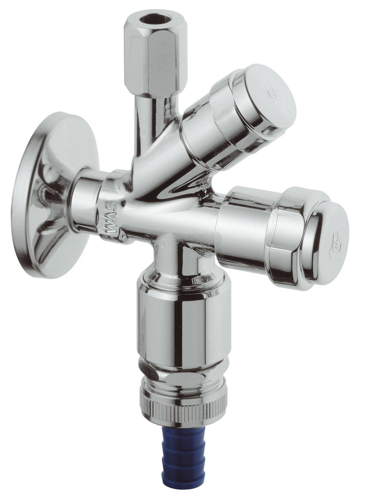 GROHE Original WAS® Kombi-Eckventil 1/2″ (Wandmontage, eigensicher gegen Rückfliessen, mit Sicherung