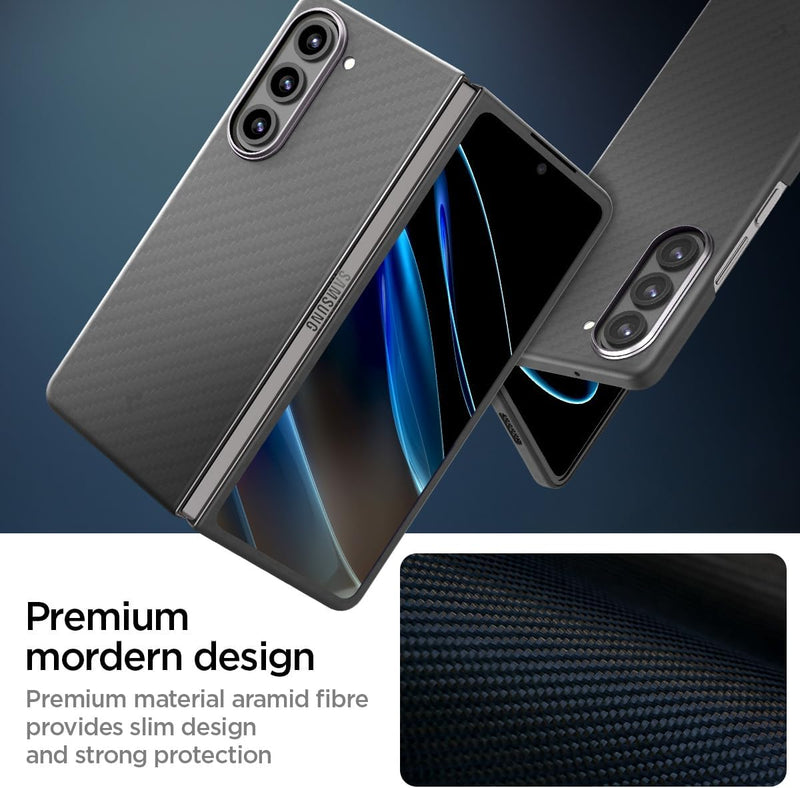 Spigen Air Skin Pro Hülle Kompatibel mit Samsung Galaxy Z Fold 5 -Schwarz