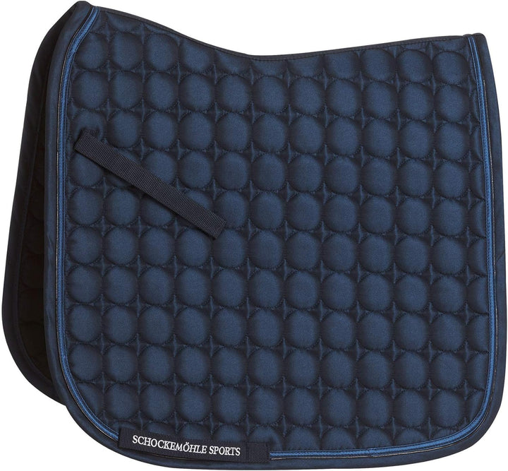 Schockemöhle Sports Schabracke Glossy Power PAD Form Dressur Dark Navy Full Size, Dark Navy Full Siz
