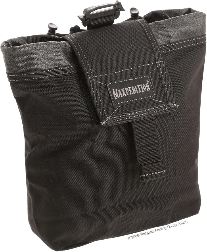 Maxpedition Faltbeutel Rollypoly Schwarz, Schwarz