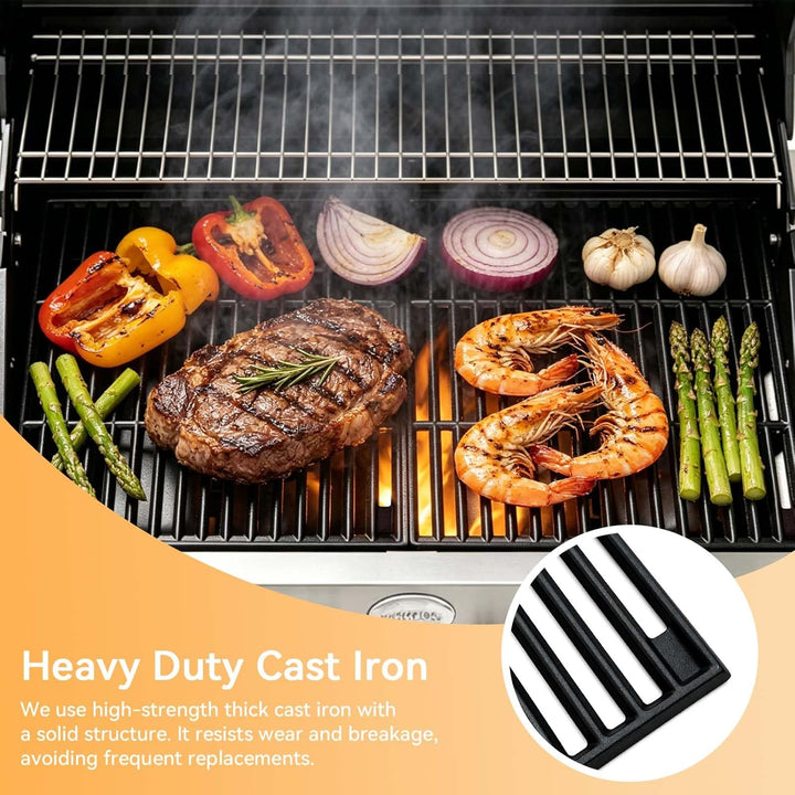 45 x 70 CM Gusseisen Grillrost für Rösle Videro G4-S, Rösle Allflame Prime 4, Grillrost Ersatzteil f