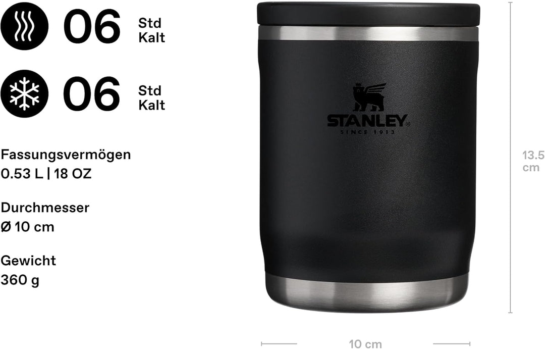 STANLEY Adventure To-Go Food Jar 0.53L - Thermobehälter Für Essen - 6 Stunden Heiss - 6 Stunden Kalt