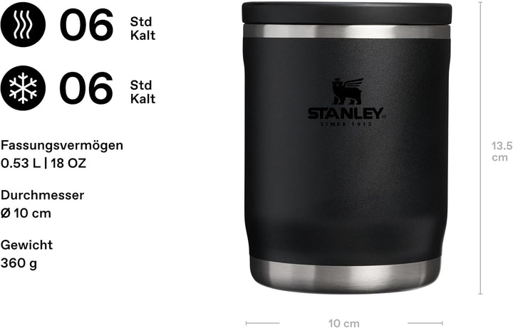 STANLEY Adventure To-Go Food Jar 0.53L - Thermobehälter Für Essen - 6 Stunden Heiss - 6 Stunden Kalt