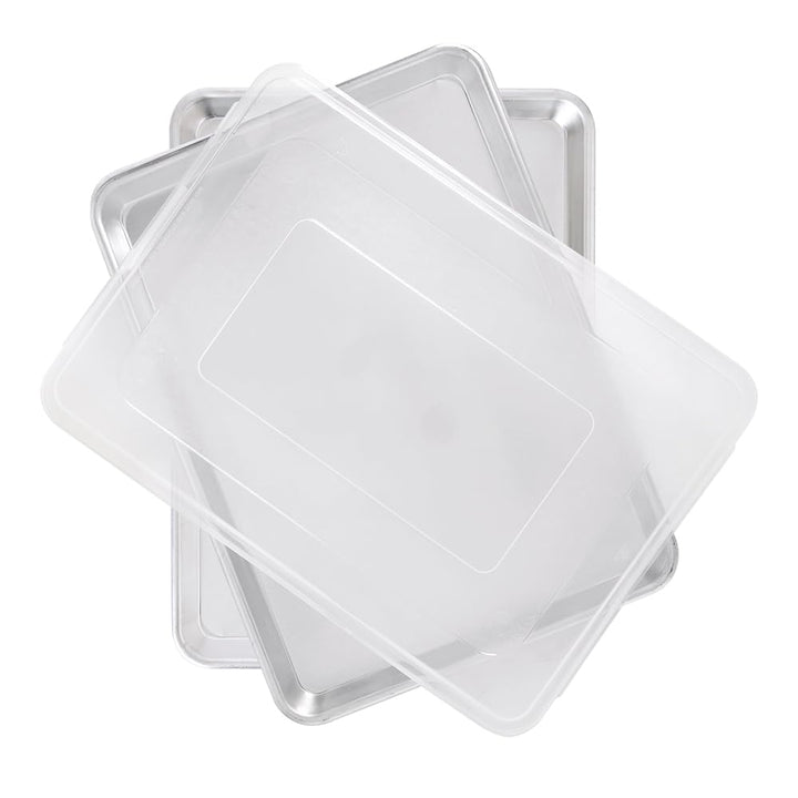 Nordic Ware Naturals Halblaken mit Deckel, 3-teilig
