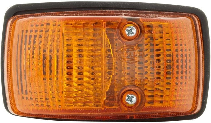 HELLA - Blinkleuchte - Halogen - 24/12/6V - Anbau/geschraubt - Lichtscheibenfarbe: gelb - Stecker: C