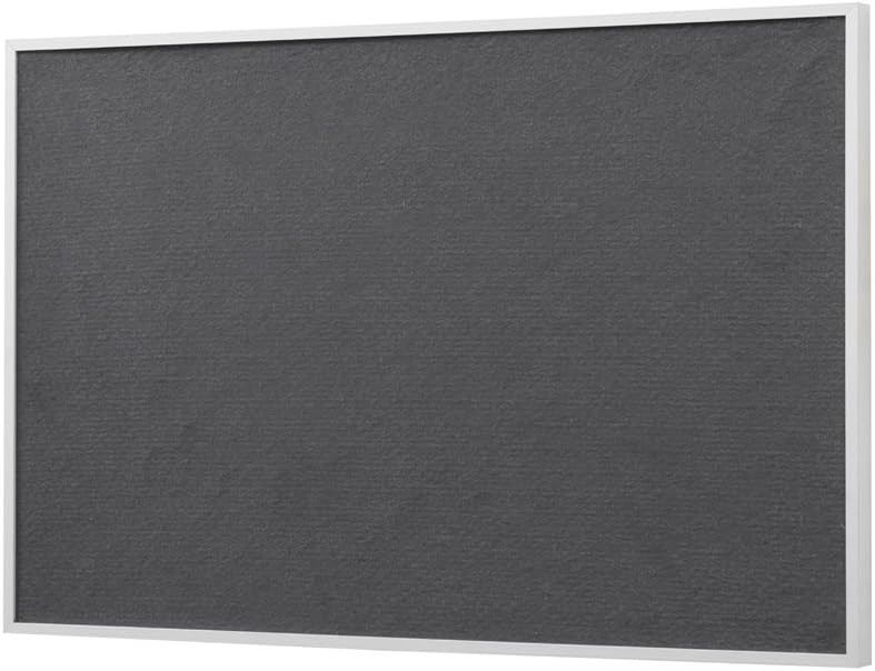 Bi-Office Pinnwand New Basic, Grauem Filz mit Weissem Holzrahmen, 885x585 mm Weiss Rahmen 885x585 mm