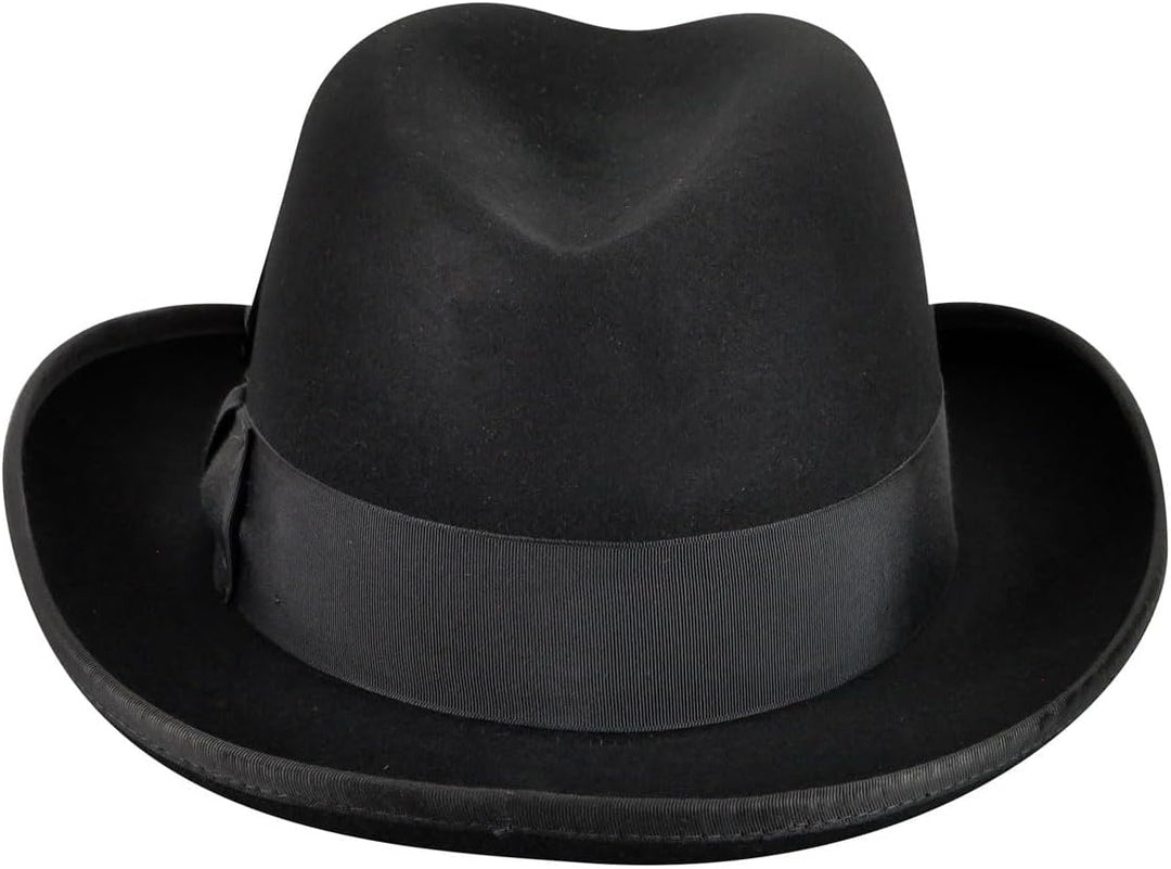 Bailey 1922 Classic Homburg Hut Homburger Wollhut Wollfilzhut Filzhut Damen - Made in USA mit Ripsba