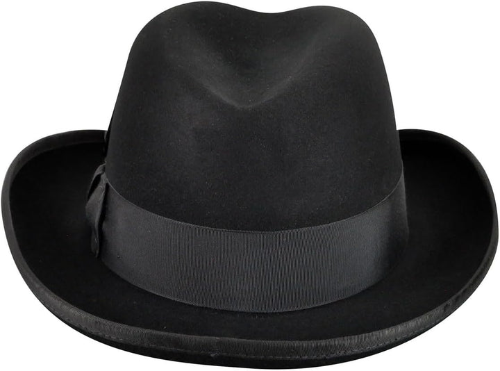 Bailey 1922 Classic Homburg Hut Homburger Wollhut Wollfilzhut Filzhut Damen - Made in USA mit Ripsba