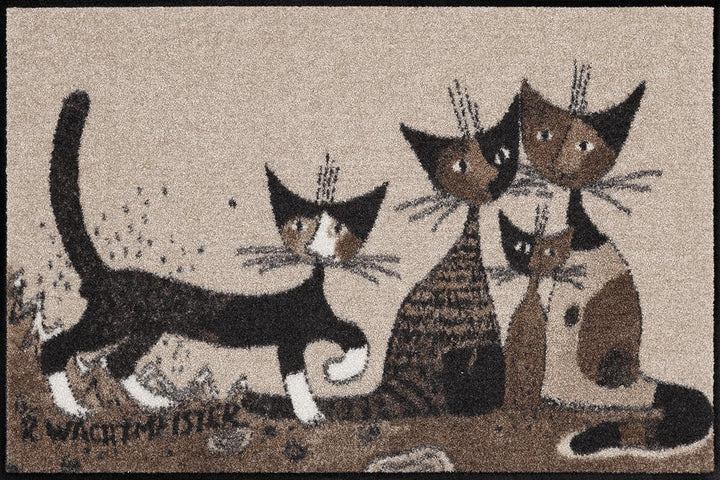 Salonloewe Fussabstreifer 'Serafino & Friends' Made in Germany , Grösse:50 x 75