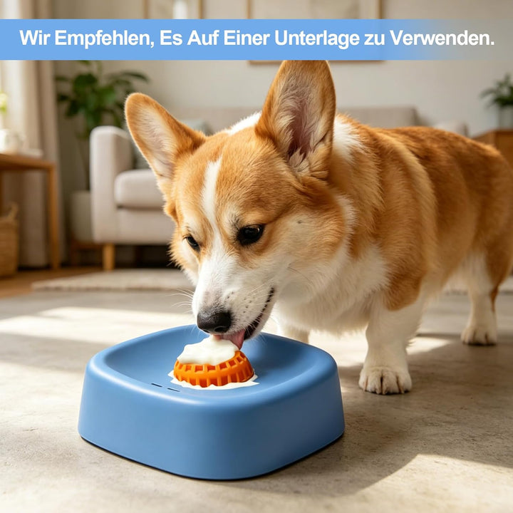 4 Stück Schleckball Hund, Schnüffelteppich Hund, Schleckmatte Schnüffelmatte Beschäftigung für Klein