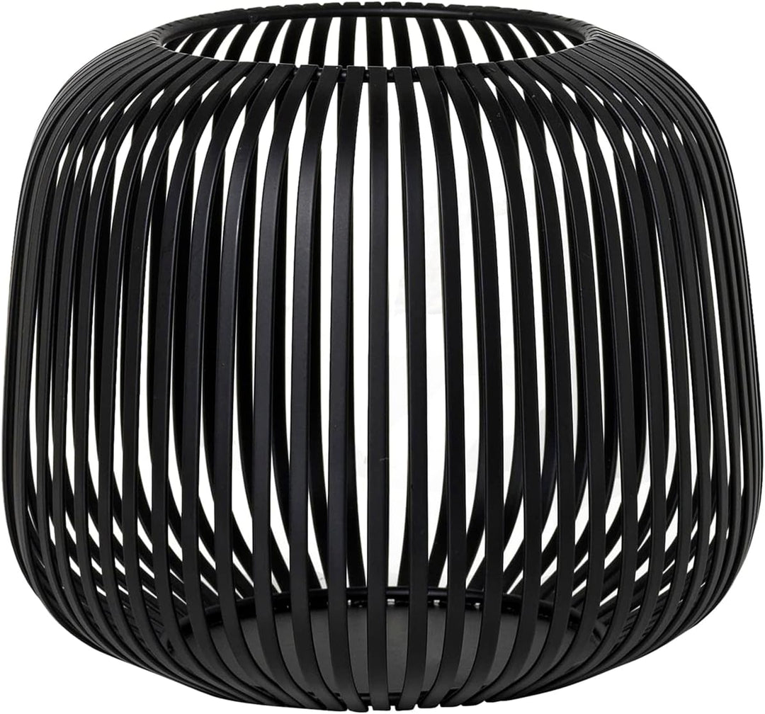 blomus Laterne -LITO- Farbe Schwarz Kerzenhalter Windlicht (S) 20 x 20 x 17cm (65931), S