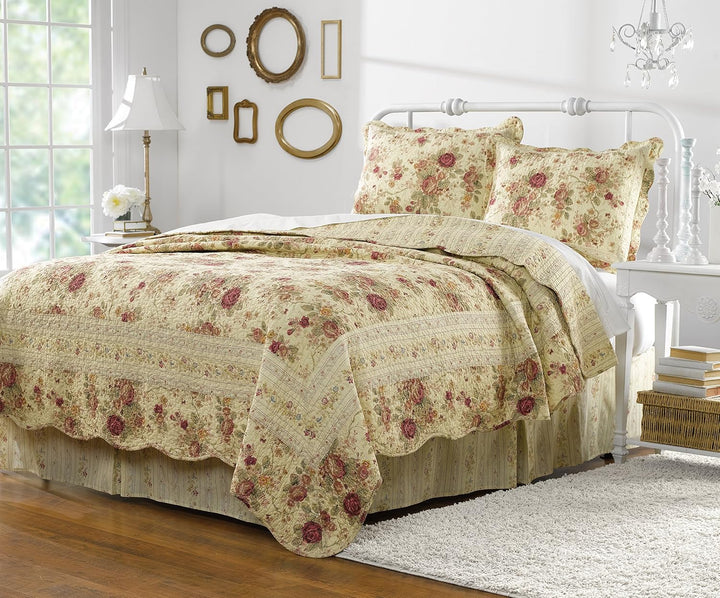 Greenland Home Antique Rose Full/Queen Quilt Set by Greenland Home, Queen