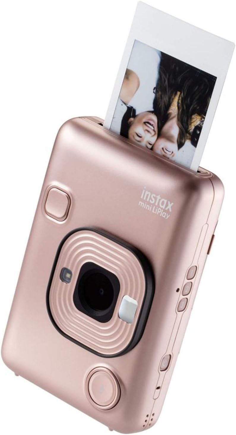 INSTAX Blush Gold LiPlay, Sofortbildfilm, Single Blush Gold Single, Blush Gold Single