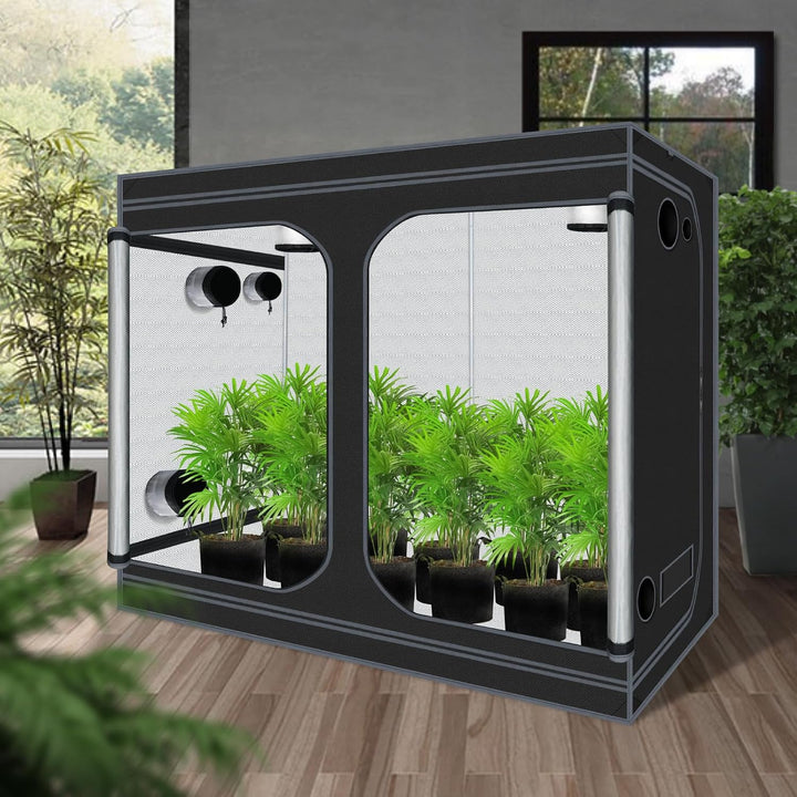 Grow Zelte, 243,8 x 121,9 x 198,1 cm, hochreflektierendes Wachstumszelt für den Innenbereich, zum Pf