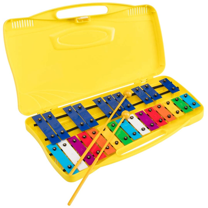 Glockenpiel Metallophon SSATION SG-25C chromatisch 25 Farben mit Etui und Schlägel - Rockmusic
