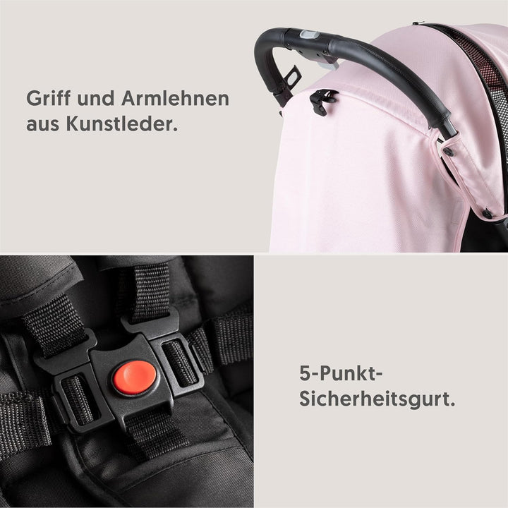 Interbaby Kinderwagen | Reisebuggy von der Geburt bis zu 48 Monaten oder 22 Kg | Quick Fold Button,
