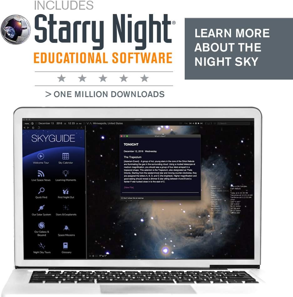 Celestron 22461 StarSense Explore DX 130 Newtonsches Spiegelteleskop mit Smartphone-App-fähiger Tech