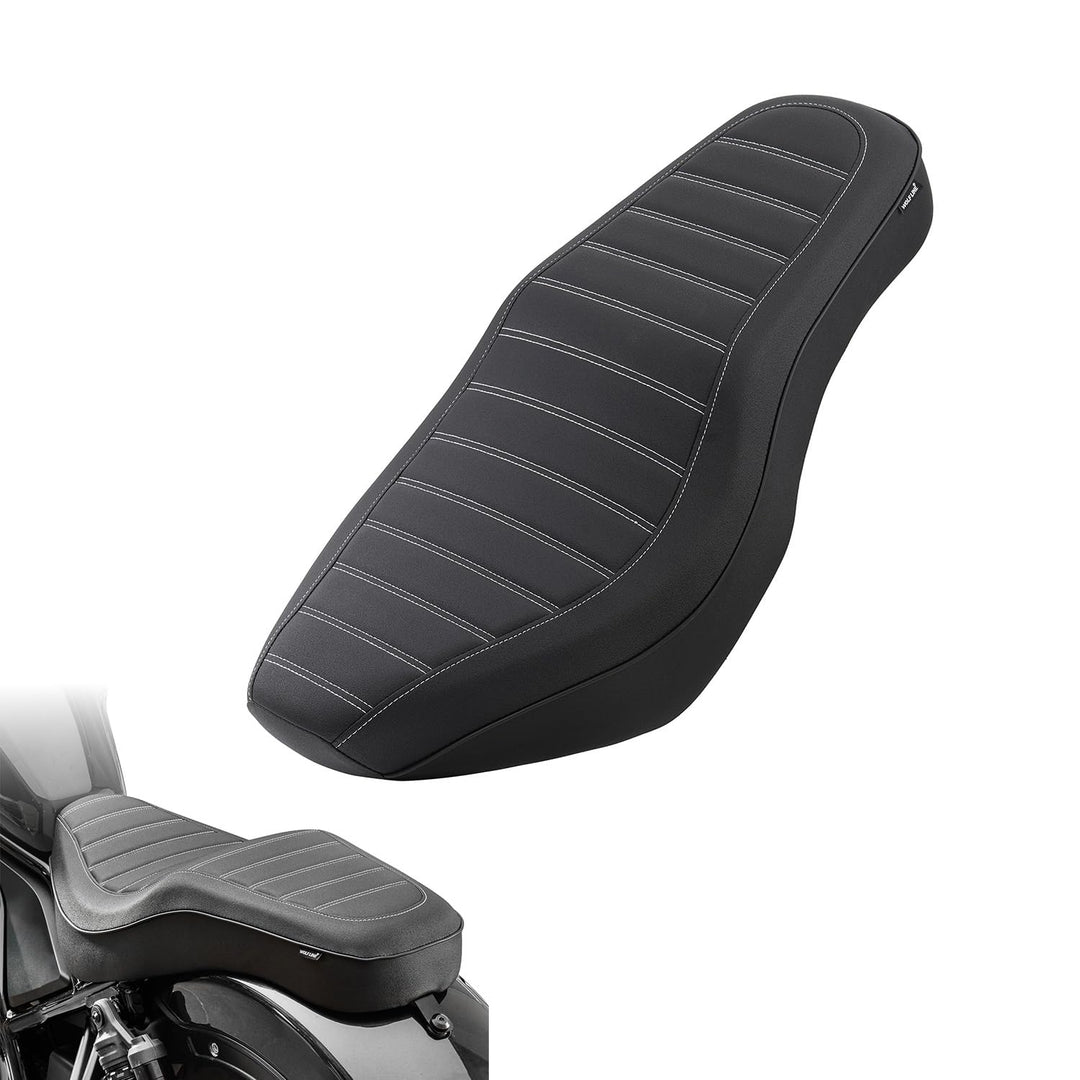 Lorababer Motorrad-Beifahrer-Fahrer-Dual Doppel Leder Sitzkissen-Abdeckung, kompatibel mit H-onda Re
